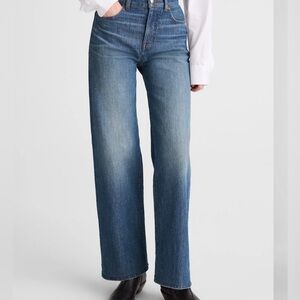 Madewell Blue Perfect Vintage Wide-Leg Jeans
